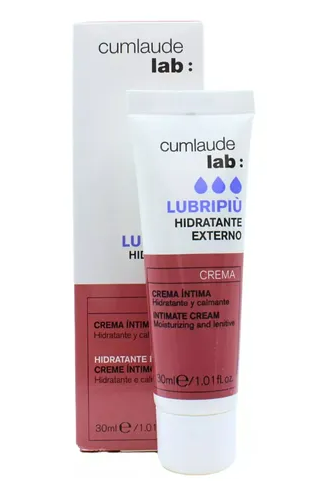 Cumlaude Lab: Lubripiu Hidratante Externo Crema Intima Calmante 30ML
