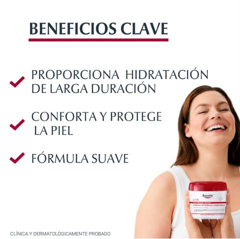 Eucerin PH5 Crema Intensiva Corporal Piel Seca & Sensible Tarro 450ML