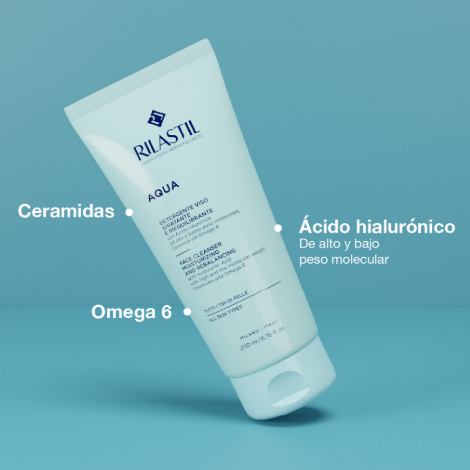 Rilastil Aqua Limpiador Facial Suave Hidratante Reequilibrante 200ML