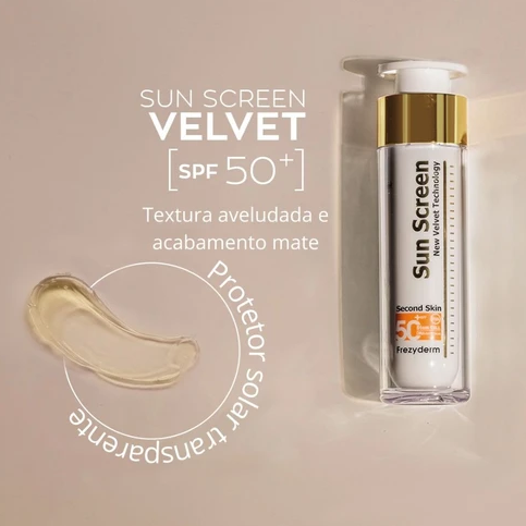 FrezyDerm Sun Screen Velvet Face FPS50+ Protector Solar Muy Alta Proteccion 50ML
