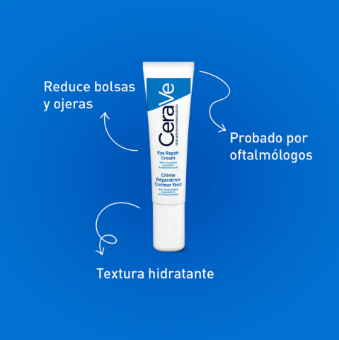 Cerave Crema Reparadora Contorno De Ojos Hidrante Ojeras & Bolsas 14G