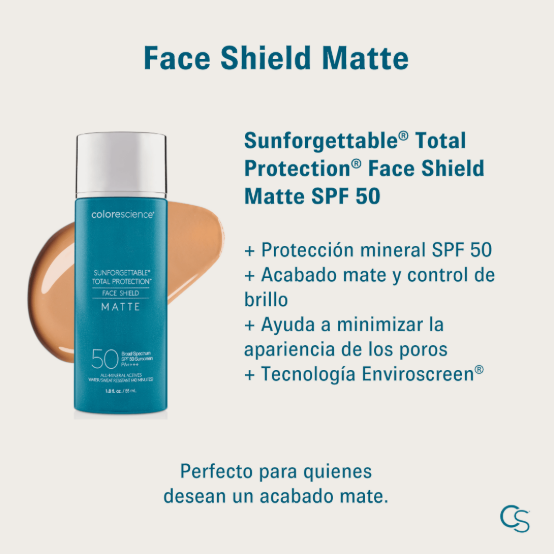 Colorescience Face Shield Matte Protector Solar Mineral FPS50 55ML