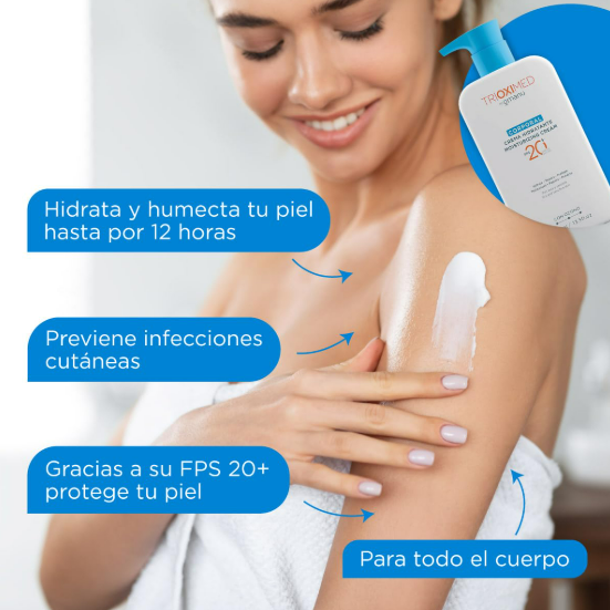 Trioximed By Omanu Crema Corporal Hidratante FPS20+ 400ML