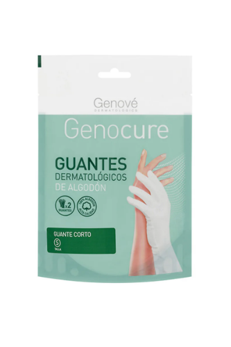 Genove Dermatologics Genocure Guantes Dermatologicos De Algodon Talla Chica 1 Par