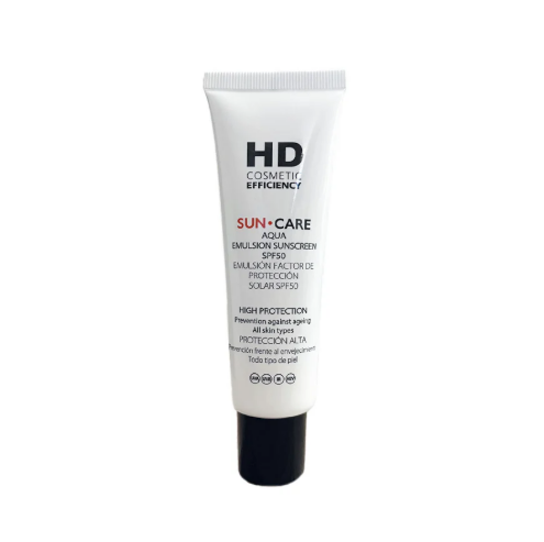HD Cosmetic Efficiency Sun Care Aqua Emulsion Protector Solar FPS50 50ML