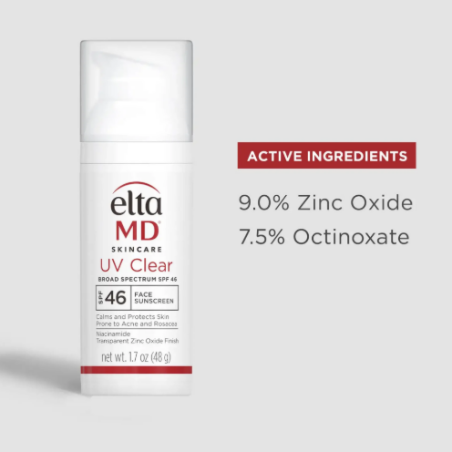 Elta MD Skincare UV Clear Broad Spectrum SPF46 Face Sunscreen 48G