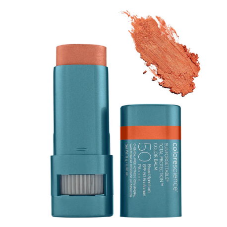 Colorescience Color Balm Golden Hour Protector Solar Hidratante Labios & Mejillas FPS50 9G