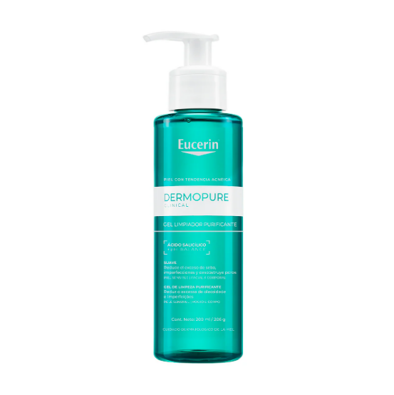 Eucerin Dermopure Gel Limpiador Facial Piel Grasa Con Imperfecciones 200ML