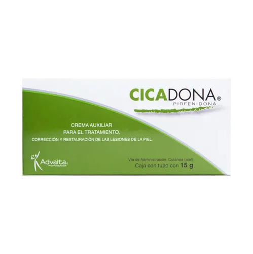 Advaita Pharmaceuticals Cicadona Crema Pirfenidona 8% 15G