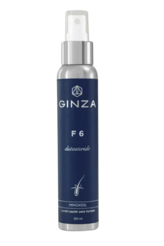 Ginza Pharma F6 Minoxidil 5% / Dutasterida 0.8% / Acido Retinoico 0.025% 120ML