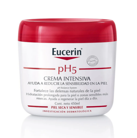 Eucerin PH5 Crema Intensiva Corporal Piel Seca & Sensible Tarro 450ML