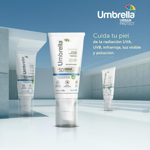 Umbrella Urban Protector Solar FPS50 Piel Mixta & Grasa Toque Seco 50G
