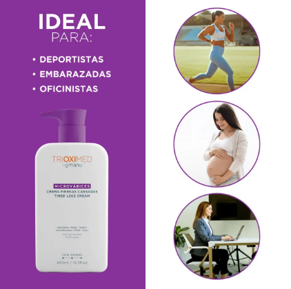 Trioximed By Omanu Microvarices Crema Piernas Cansadas 400ML