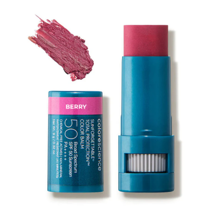 Colorescience Color Balm Berry Protector Solar Hidratante Labios & Mejillas FPS50 9G