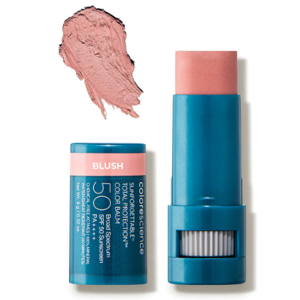 Colorescience Color Balm Blush Protector Solar Hidratante Labios & Mejillas FPS50 9G