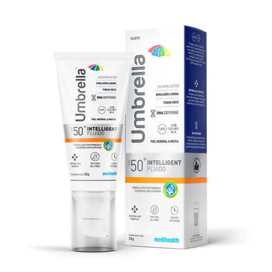 Umbrella Intelligent Fotoprotector Solar FPS50+ Piel Normal & Mixta Toque Seco 50G