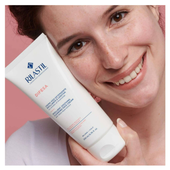 Rilastil Difesa Crema Limpiadora Facial Suavizante Calmante 200ML