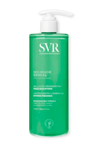 SVR Spirial Deo Douche Gel Limpiador Ducha Desodorante 24H 400ML