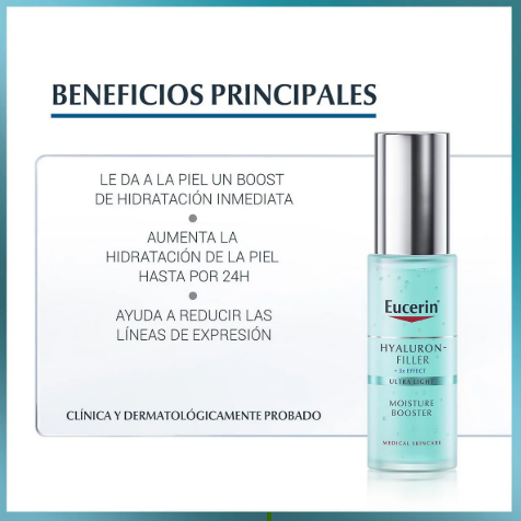 Eucerin Hyaluron Filler Booster Loción Facial Hidratante 30ML