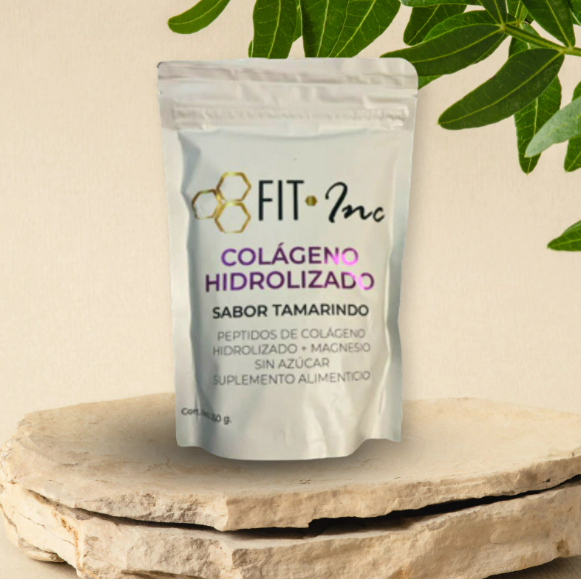 Fit Inc Peptidos De Colageno Hidrolizado + Magnesio Sabor Tamarindo Sin Azucar 250G