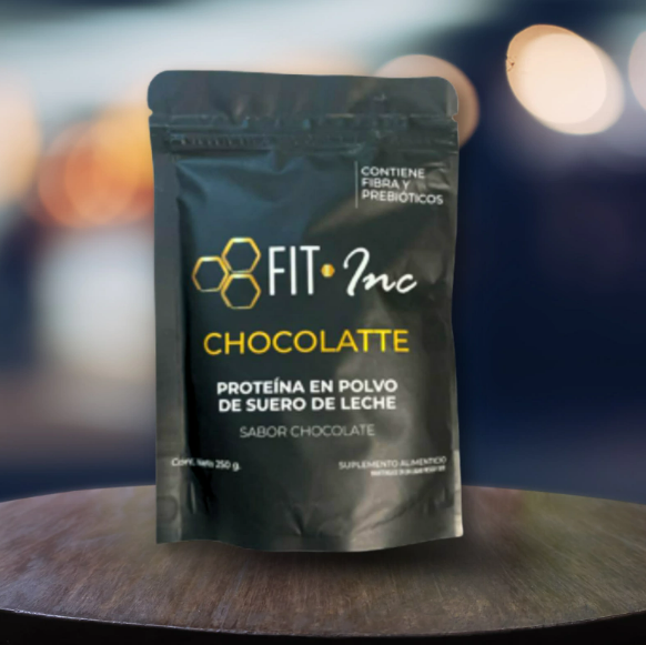 Fit Inc Chocolatte Proteina En Polvo Suero De Leche Sabor Chocolate 250G
