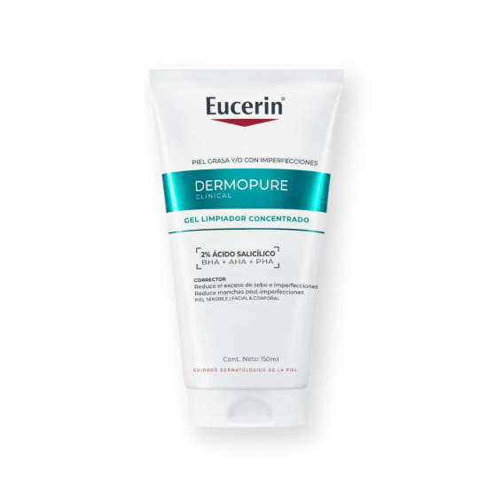 Eucerin Dermopure Gel limpiador Concentrado Piel Tendencia Acneica 150ML