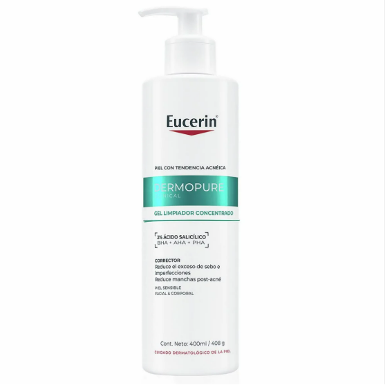 Eucerin Dermopure Gel limpiador Concentrado Piel Tendencia Acneica 400ML
