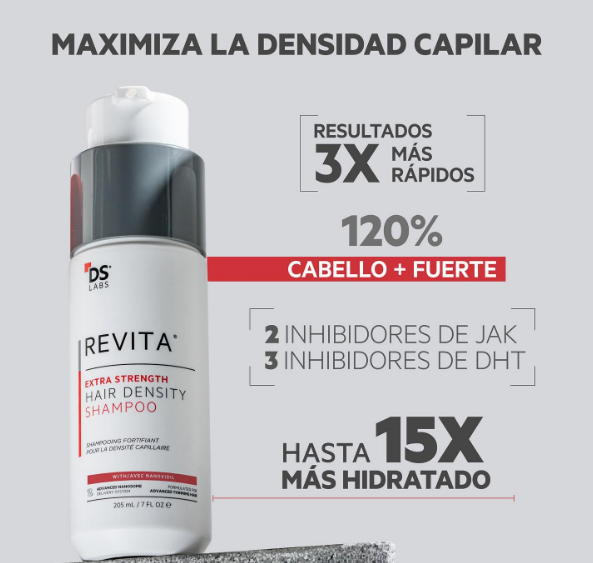 Ds Labs Revita Shampoo Extra Strength Hair Density Anticaida Densidad 205ML