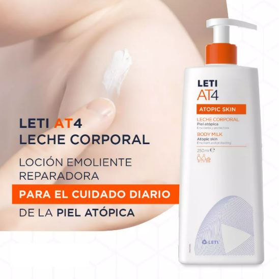 Leti At4 Atopic Skin Leche Corporal Piel Seca & Atopica 250ML