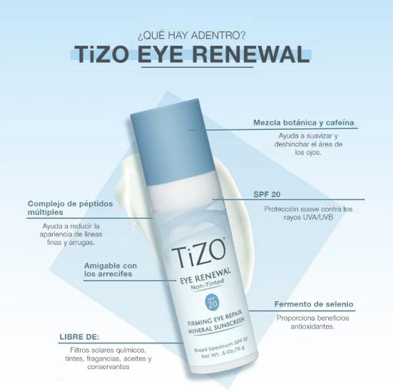 Tizo Eye Renewal Non Tinted FPS20 Crema Contorno De Ojos Reafirmante 15G