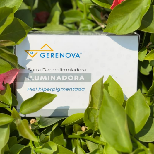 Gerenova Barra Dermolimpiadora Iluminadora Piel Hiperpigmentada 100G