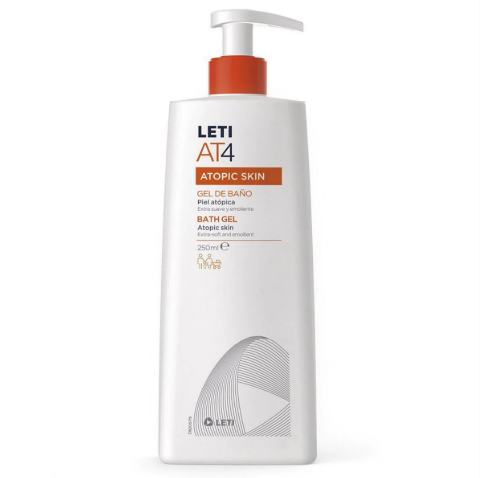 Leti At4 Atopic Skin Gel Corporal de Baño Piel Atopica 250ML