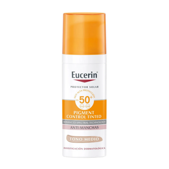 Eucerin Sun Pigment Protector Solar Facial Tono Medio FPS50+ Anti-Manchas 50ML