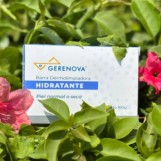 Gerenova Barra Dermolimpiadora Hidratante Piel Normal o Seca 100G