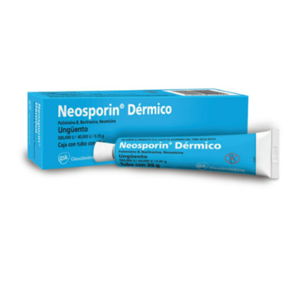 GSK Pharma Neosporin Dermico Polimixina B/Bacitracina/Neomicina Ungüento 30G