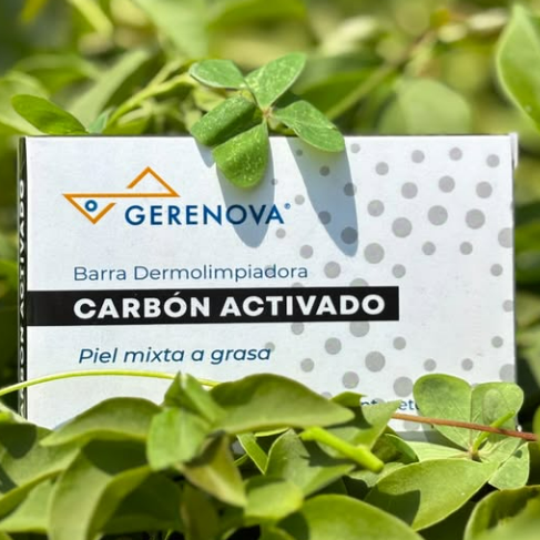 Gerenova Barra Dermolimpiadora Carbon Activado Piel Mixta a Grasa 100G