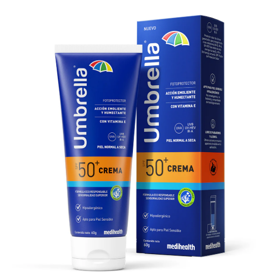 Umbrella Protector Solar Crema FPS50+ Piel Normal & Seca 60G