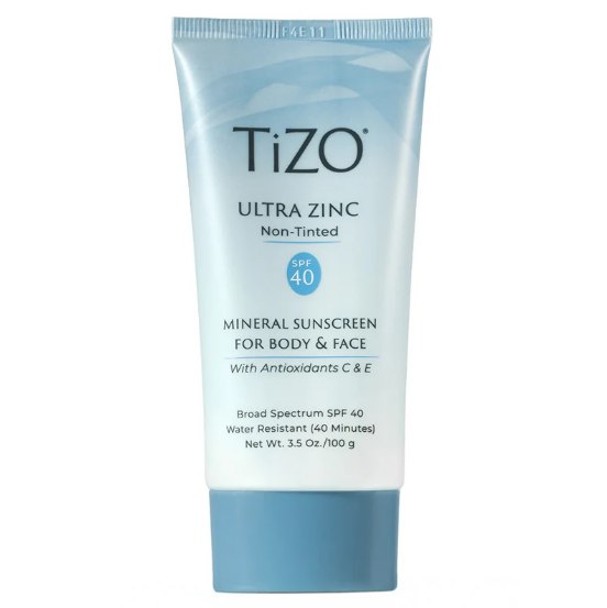 Tizo Ultra Zinc Non Tinted Body & Face Protector Solar Mineral FPS40 100G