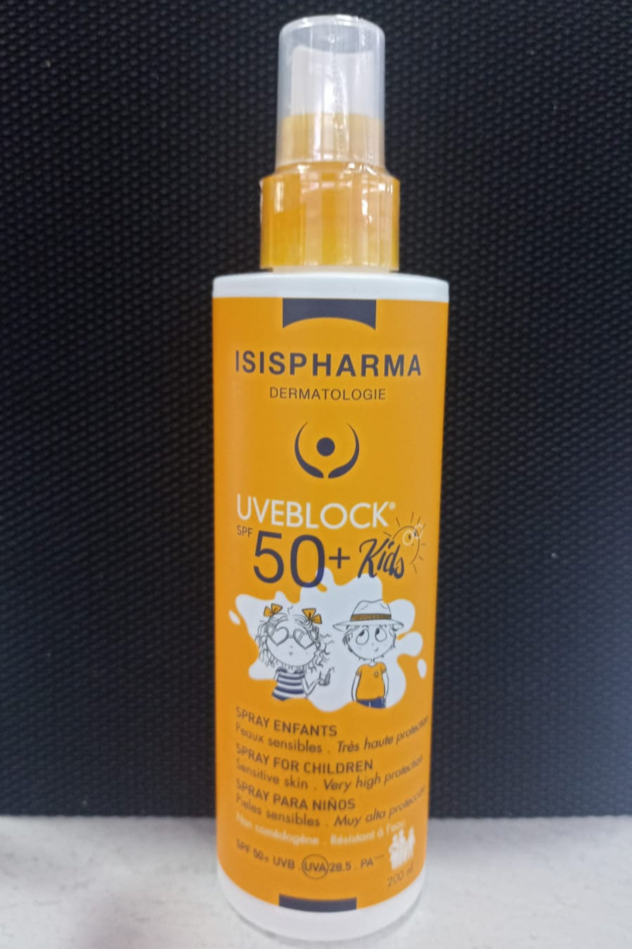 ISISPHARMA UVEBLOCK SPRAY KIDS PROTECTOR SOLAR FACIAL CORPORAL 200ML