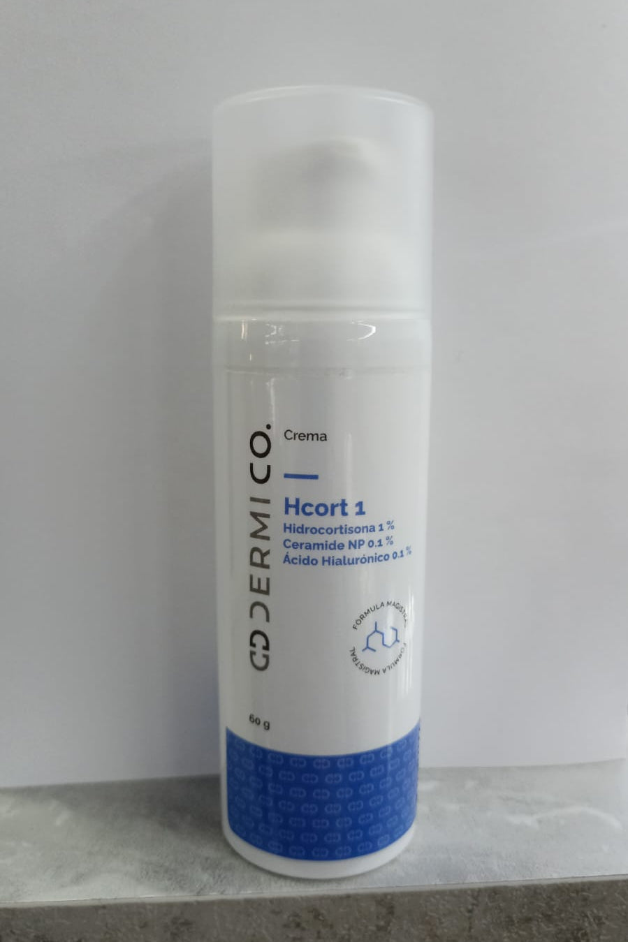 Dermi Co Hcort 1 Crema Hidrocortisona 1%/Ceramidas 0.1%/Acido Hialuronico 0.1% 60G
