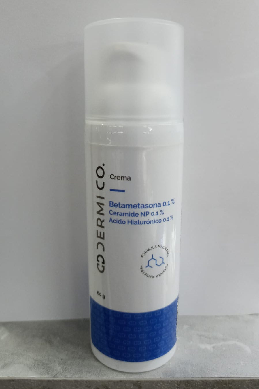 Dermi Co Crema Betametasona 0.1%/Ceramidas 0.1%/Acido Hialuronico 0.1% 60G