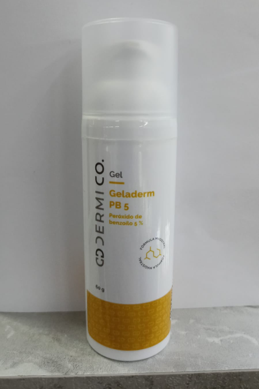 Dermi Co Geladerm PB5 Gel Peroxido De Benzoilo 5% 60G