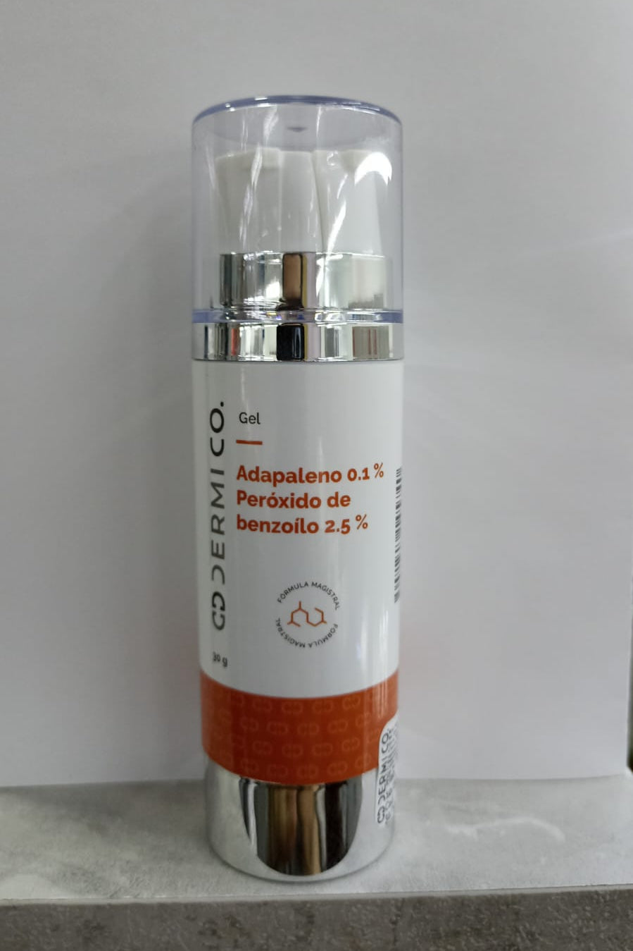 Dermi Co Gel Adapaleno 0.1%/Peroxido De Benzoilo 2.5% 30G