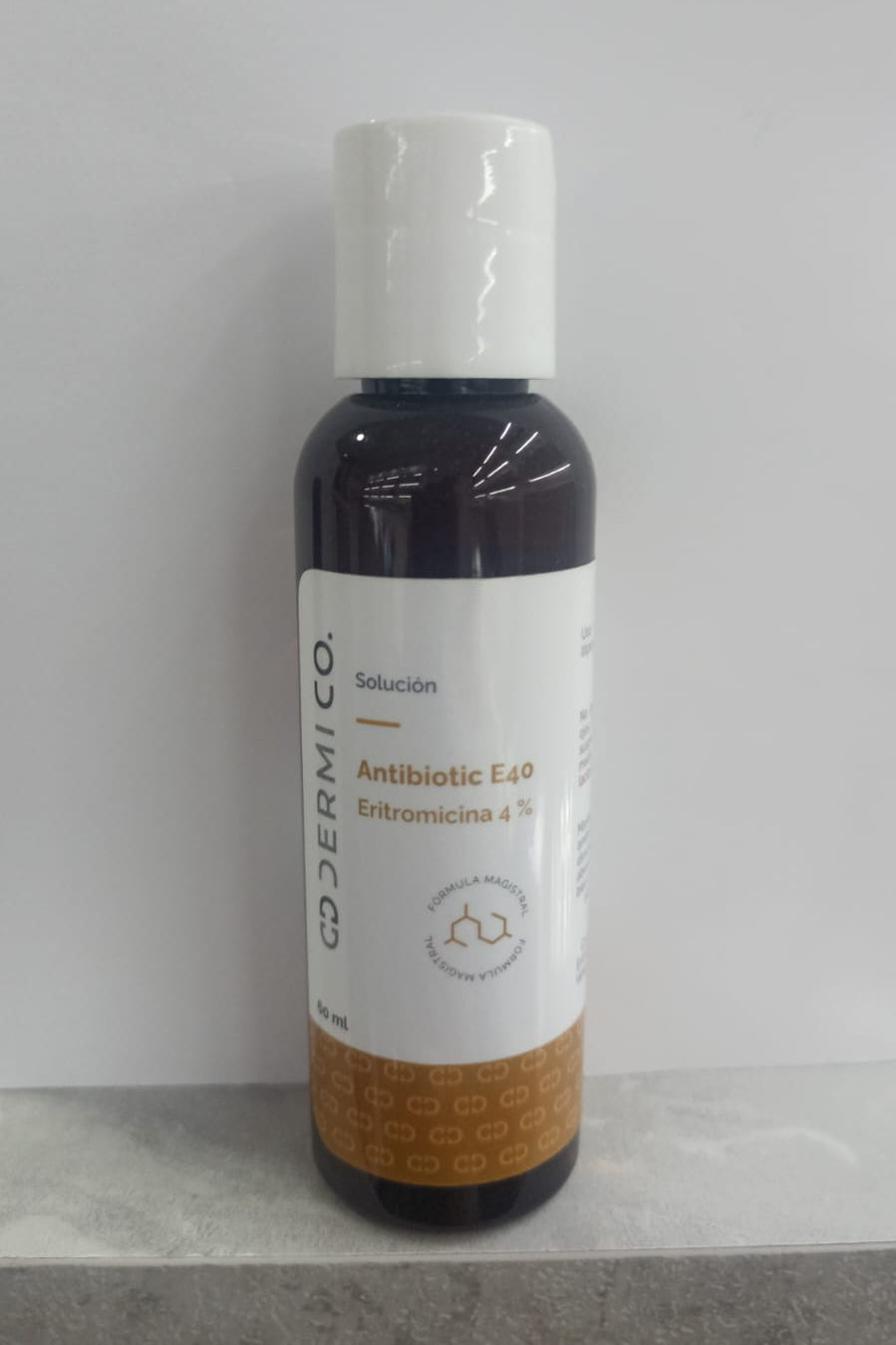 Dermi Co Solucion Antibiotic E40 Eritromicina 4% 60ML