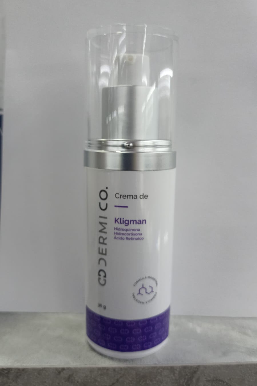 Dermi Co Crema Kligman Hidroquinona 5%/Hidrocortisona 1%/AcIdo Retinoico 0.1% 30G