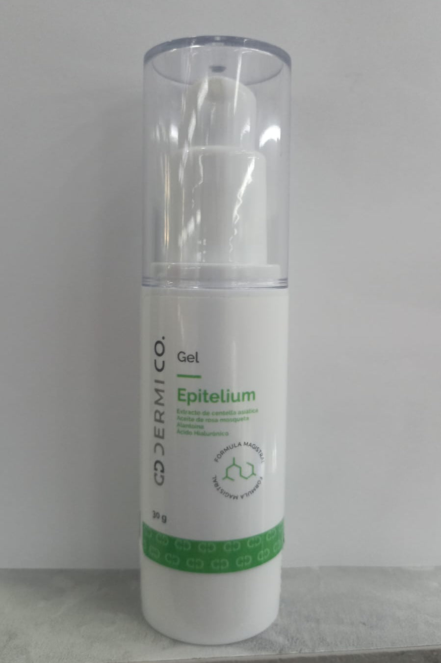 Dermi Co Gel Epitelium Centella Asiatica 10%/Rosa Mosqueta 5%/Alantoina 0.5% 30G