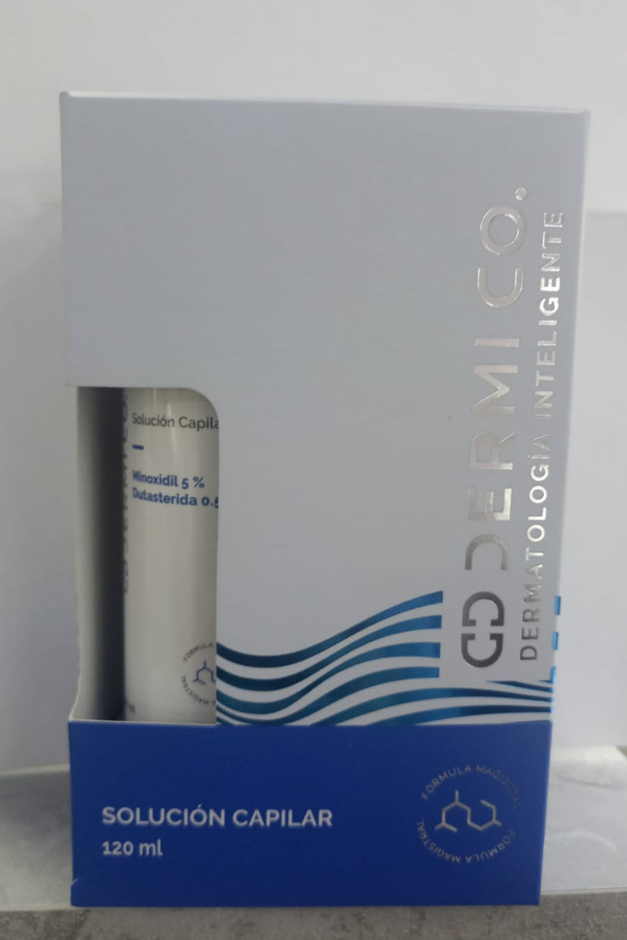 Dermi Co Solucion Capilar Minoxidil 5%/Dutasterida 0.5% 120ML