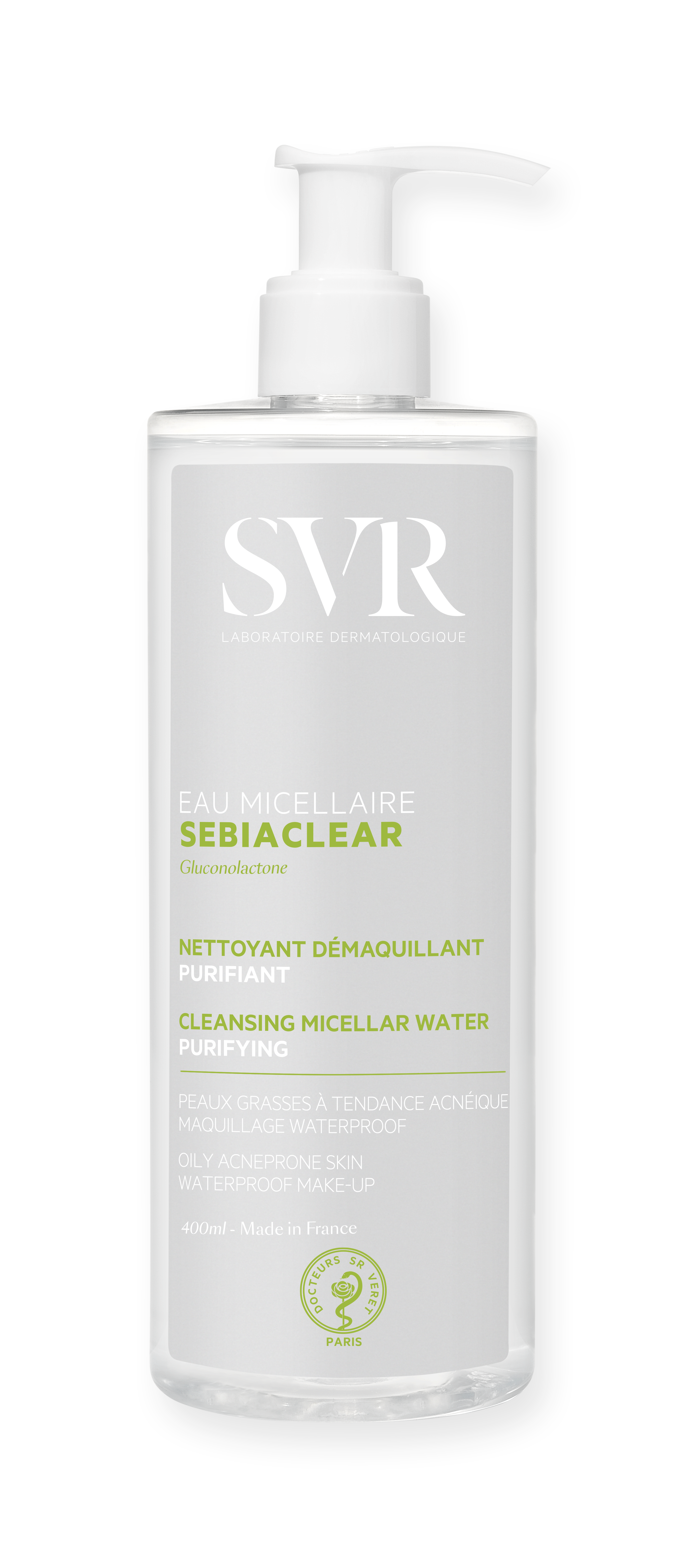 SEBIACLEAR EAU MICELLAIRE 400mL.