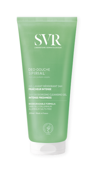 SVR- SPIRIAL GEL DEODORANT DOUCHE 200mL.