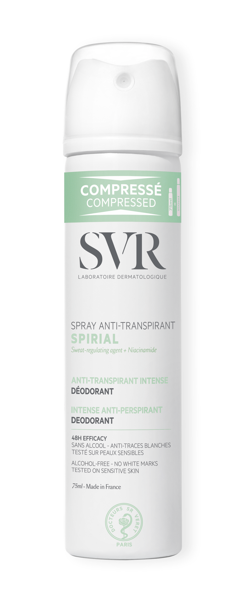 SVR- SPIRIAL SPRAY ANTI -TRANSPIRANTE 75mL.
